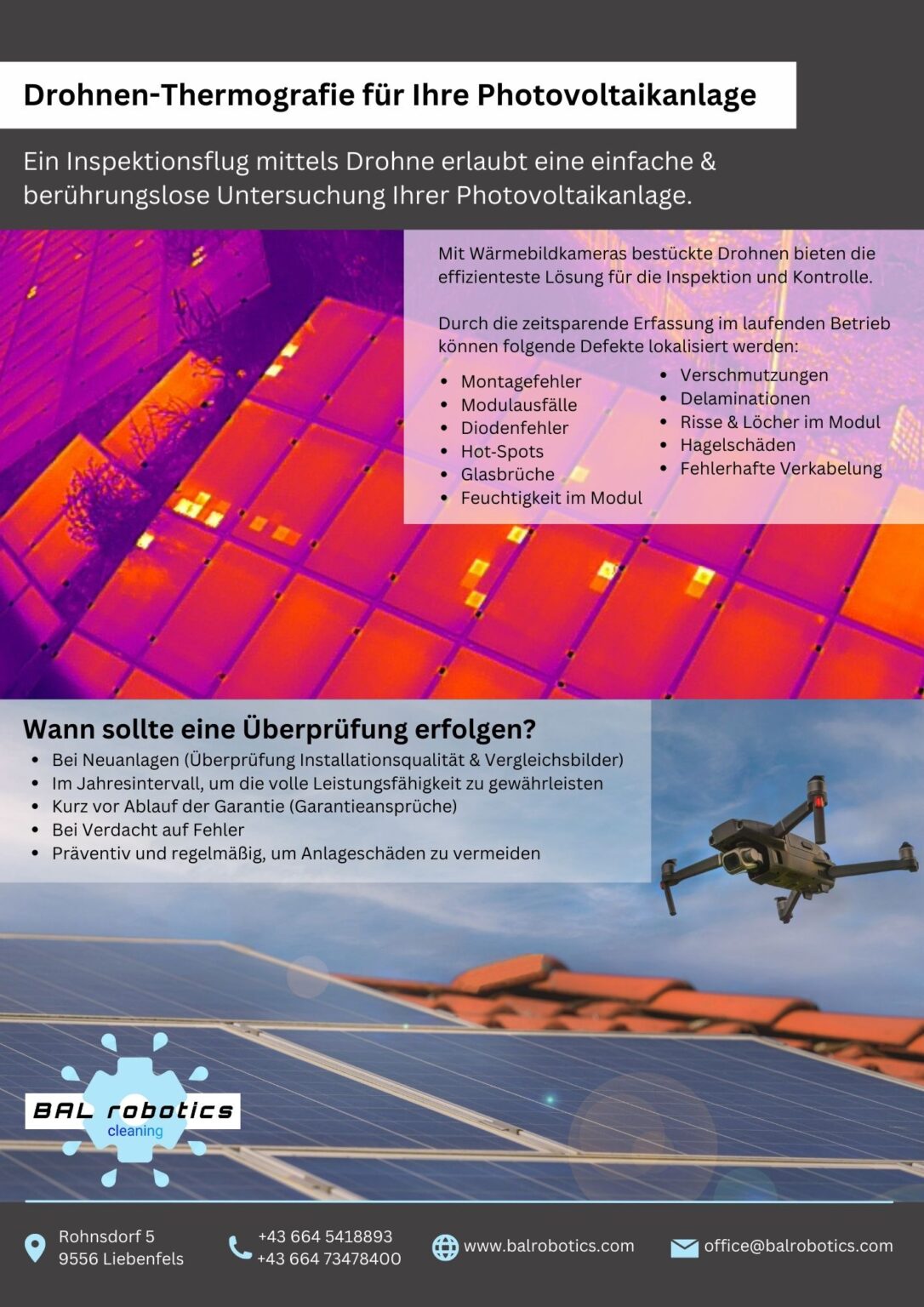 Photovoltaik Thermografie FLYER